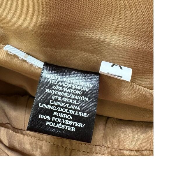 Ann Taylor LOFT Light Brown Sequin Mini Pencil Skirt with Zipper - Picture 6 of 6